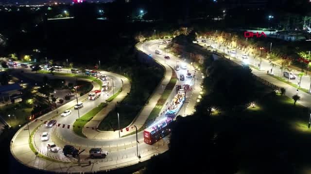 ANTALYA Bandırma Vapurlu 19 Mayıs korteji