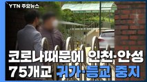 등교 첫날...코로나때문에 인천·안성 75개교 귀가·등교 중지 / YTN