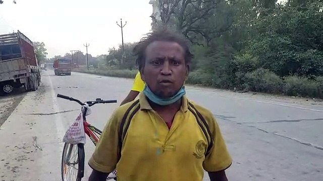 मजबूर मजदूर: मोबाइल बेच कर चेन्नई से साइकिल चला कर गोंडा पहुंचे 10 श्रमिक