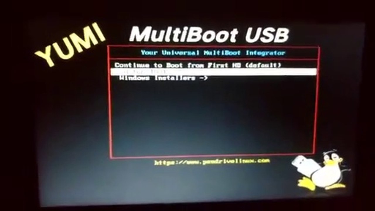 Create multi bootable pen drive