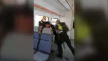 Se investiga a dos vigilantes por una agresión en un tren de Barcelona