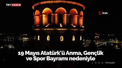 Galata Kulesi'nde görsel şölen