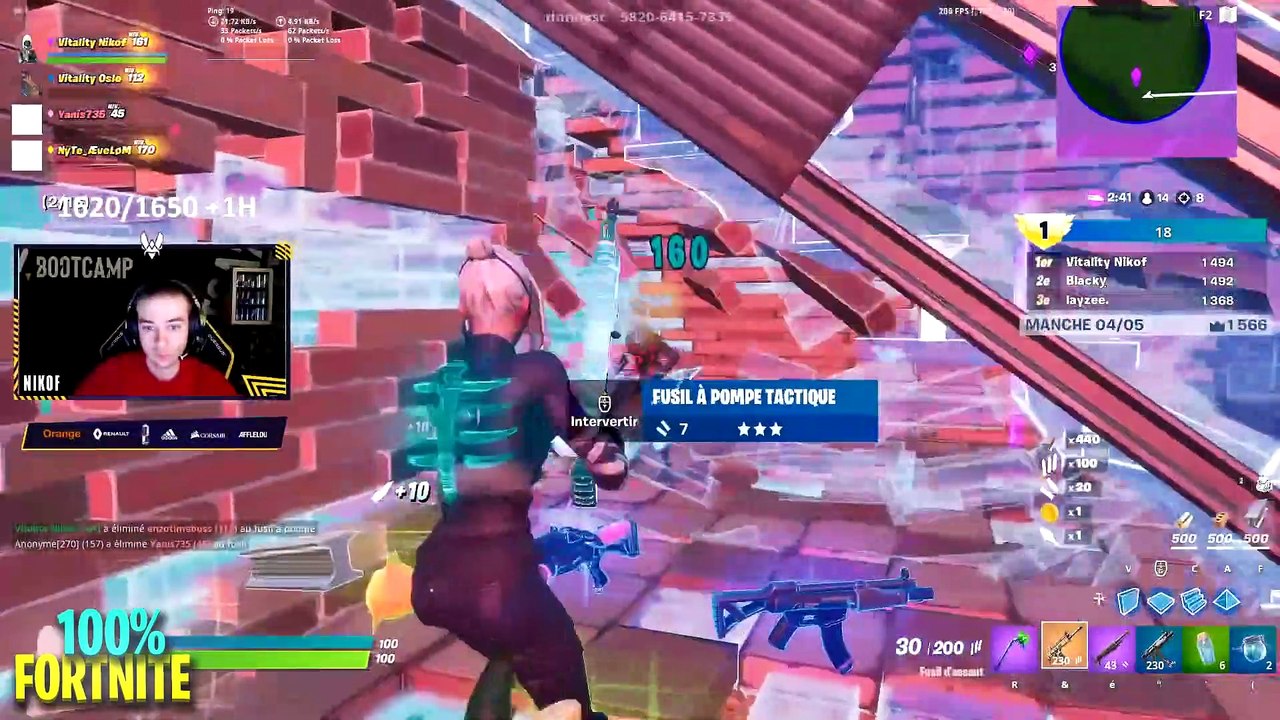 MONGRAAL CASSE SON PC EN LIVE DANS FORTNITE