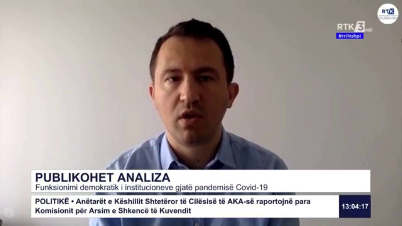 Publikohet analiza - Funksionimi demokratik i institucioneve gjatë pandemisë COVID- 19