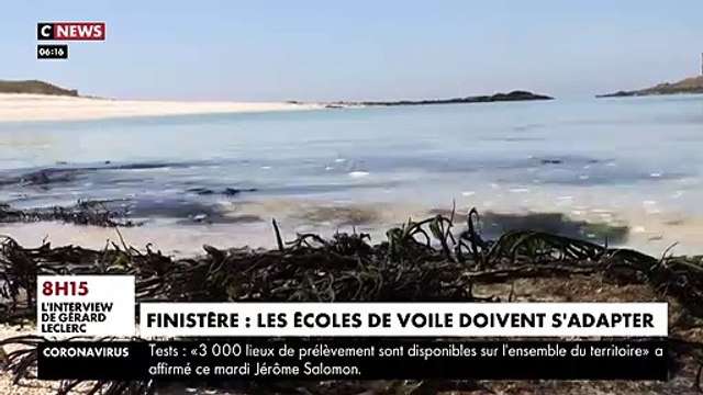 Coronavirus - Dans le Finistère, les écoles de voile doivent s’adapter pour respecter les règles sanitaires - VIDEO