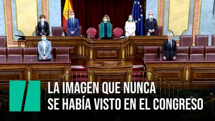 La imagen que nunca se había visto en el Congreso