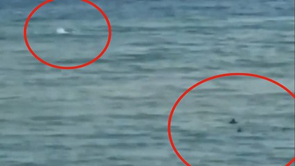 Korku dolu anlar! Genç yüzücü ve annesi dehşete kapıldı