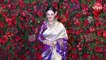 REKHA Graceful Look In A Golden Saree At Deepika Ranveer Mumbai Reception - Patrika Bollywood