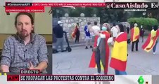 Pablo Iglesias amenaza con mandar escraches a los hogares de los líderes del PP y VOX