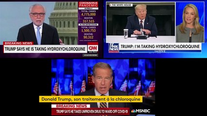 Coronavirus : le traitement préventif de Trump à l’hydroxychloroquine fait grand bruit