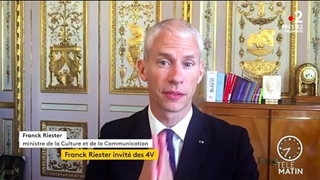Coronavirus - Le ministre de la Culture Franck Riester : « Nous travaillons à une réouverture des salles de cinéma début juillet » - VIDEO