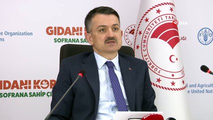 Bakan Pakdemirli: 'Bilinçli bireyler-Bilinçli toplum prensibiyle bireysel alışkanlıklarımızı değiştirerek gıda israfına son vermeliyiz.'