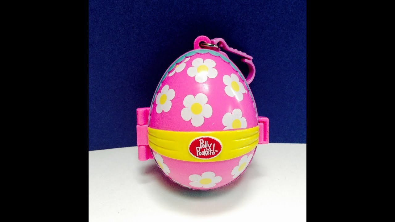 Polly Pocket Surprise Pink Daisy Easter Egg Key Chain video Dailymotion