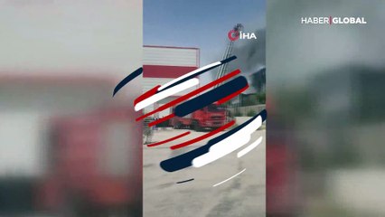 Ankara'da medikal fabrikasında yangın!