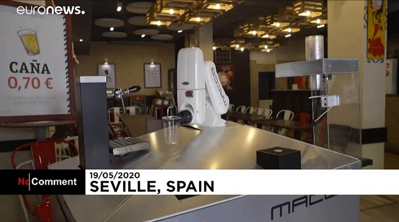 Coronavirus: Robot pulls the pints as bar offer...
