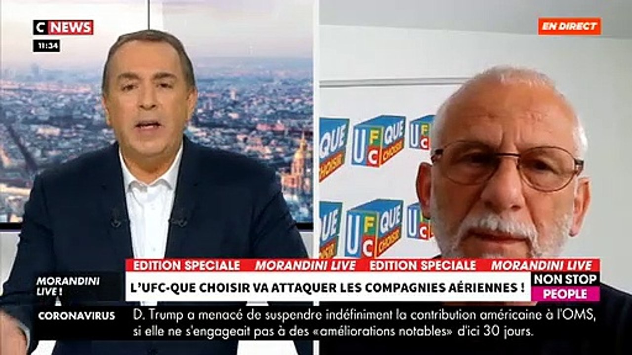 Le président d’UFC-Que Choisir explique pourquoi son association a décidé d’assigner en justice 20 compagnies aériennes - VIDEO