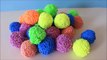 Learn colors count 1 to 12 with squishy foam balls toys inside learn english esl