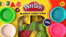Learn Colors Learn to Count 1 to 10 Counting in English Play Doh Numbers Letters n' Fun Playset