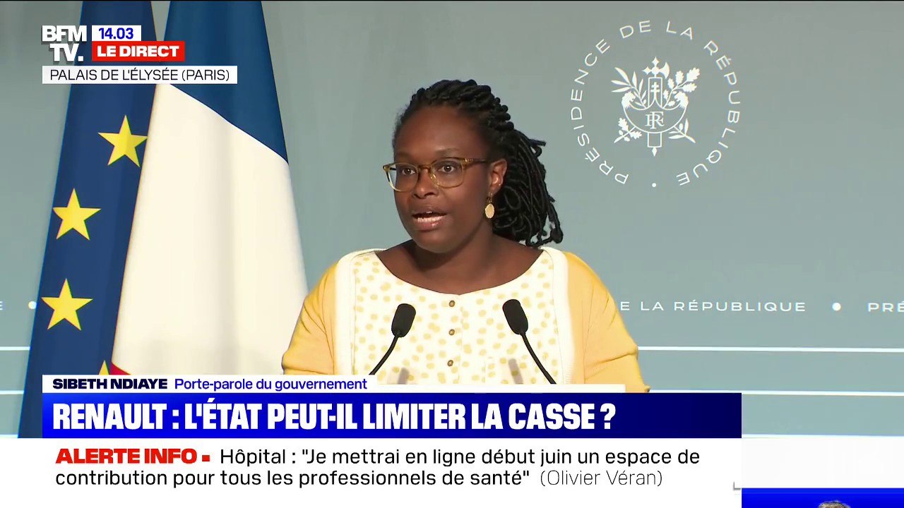 Sibeth Ndiaye: "Les difficultés du secteur automobile ont été exacerbées par le crise"