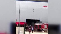 ANKARA Ankara'da tıbbi ekipman fabrikasında yangın-2