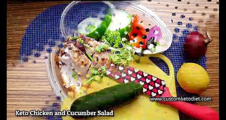 Weight Loss Keto Chicken and Cucumber Salad Recipe