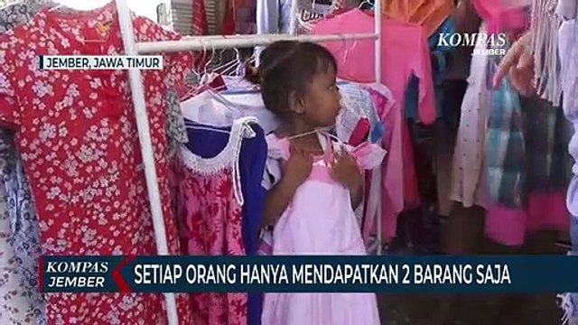 Warga Dirikan Toko Pakaian Lebaran Gratis Untuk Warga Tidak Mampu