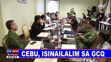 Cebu, isinailalim sa GCQ