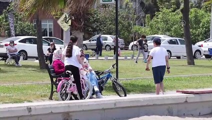 14 yaş altı çocuklar park, yeşil ve sahilde eğlendi - SAMSUN