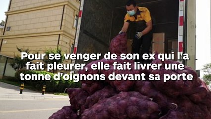 Elle envoie 1 tonne d'oignons à son ex pour qu'il pleure