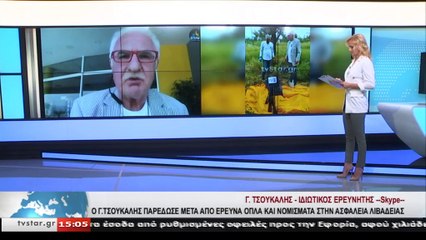 Ο Γ. Τσούκαλης σε έρευνα για αρχαία και όπλα