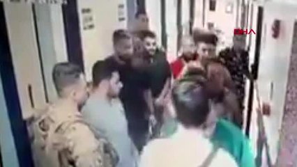 Lübnan'da askerlerden doktora darp kamerada