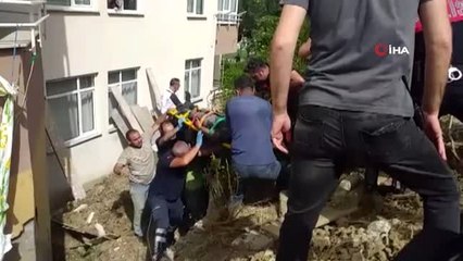 Tekirdağ'da göçük: 1 işçi yaralı olarak kurtarıldı