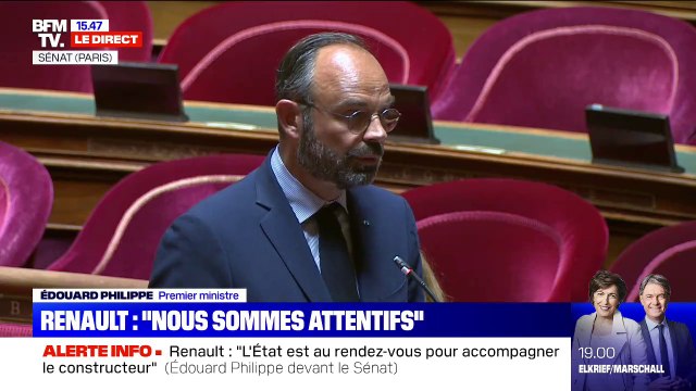Renault: Nous serons intransigeants à la préservation des 'sites France' , insiste Édouard Philippe