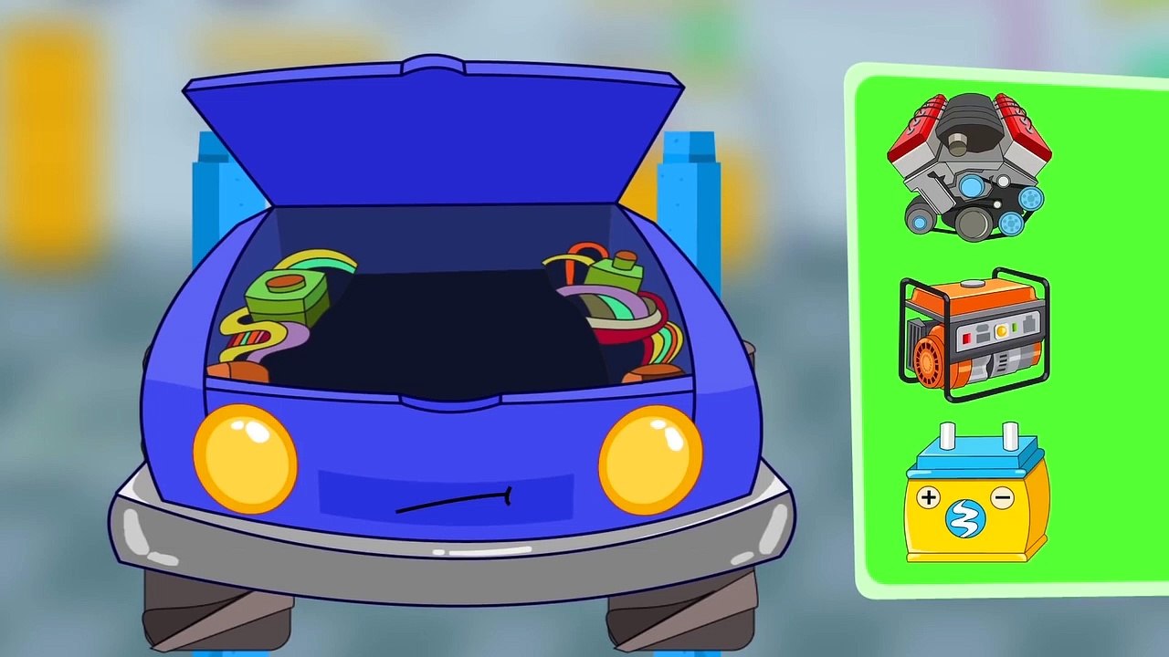 Learn Colors for Children with Tractor | Car Cartoons for Kids | Construction Vehicles