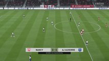 AS Nancy-Lorraine - AJ Auxerre sur FIFA 20 : résumé et buts (L2 - 37e journée)