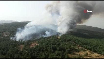 Muğla'daki yangın büyüyor