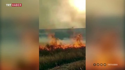 PKK/YPG, sivillerin tarım arazilerini yakıyor