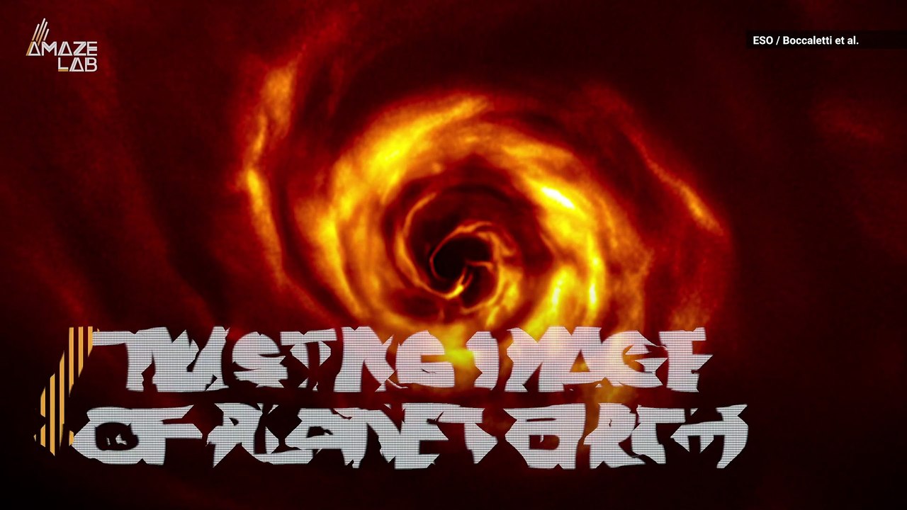 A Baby Planet May Be Forming Inside this Turbulent 'Twist'