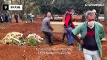 Brasil supera las mil muertes por COVID-19 en un solo día