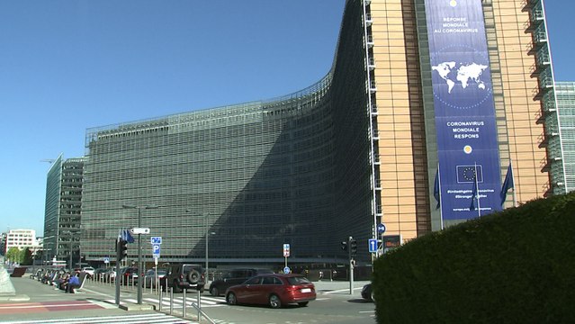 El exterior de la Comisión Europea, en Bruselas