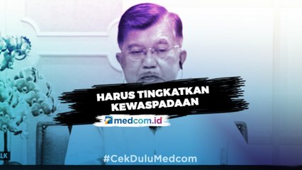 Jusuf Kalla Sebut Bahaya Hidup Berdampingan dengan COVID-19