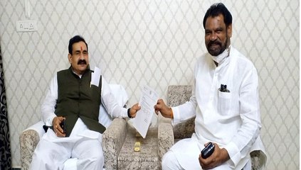 स्वास्थ्य मंत्री से मिले विधायक अनिरुद्ध (माधवजी) मारू, ट्रनेट मशीन प्राप्त