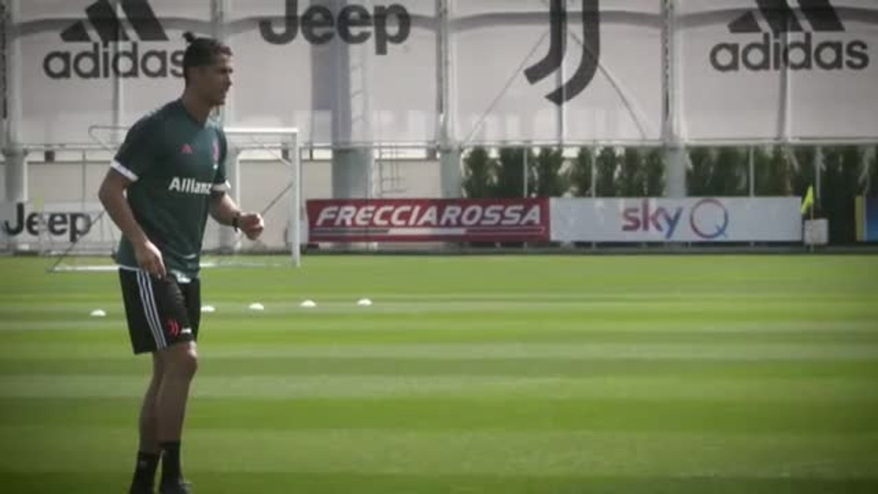 Cristiano Ronaldo y el resto de jugadores de la Juve ya trabajan en grupo