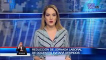 Reducción en jornada laboral de docentes evitará despidos