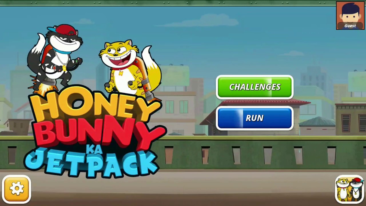 Honey Bunny ka jetpack | Hero Run | Runing Game  (Android ios) Gameplay