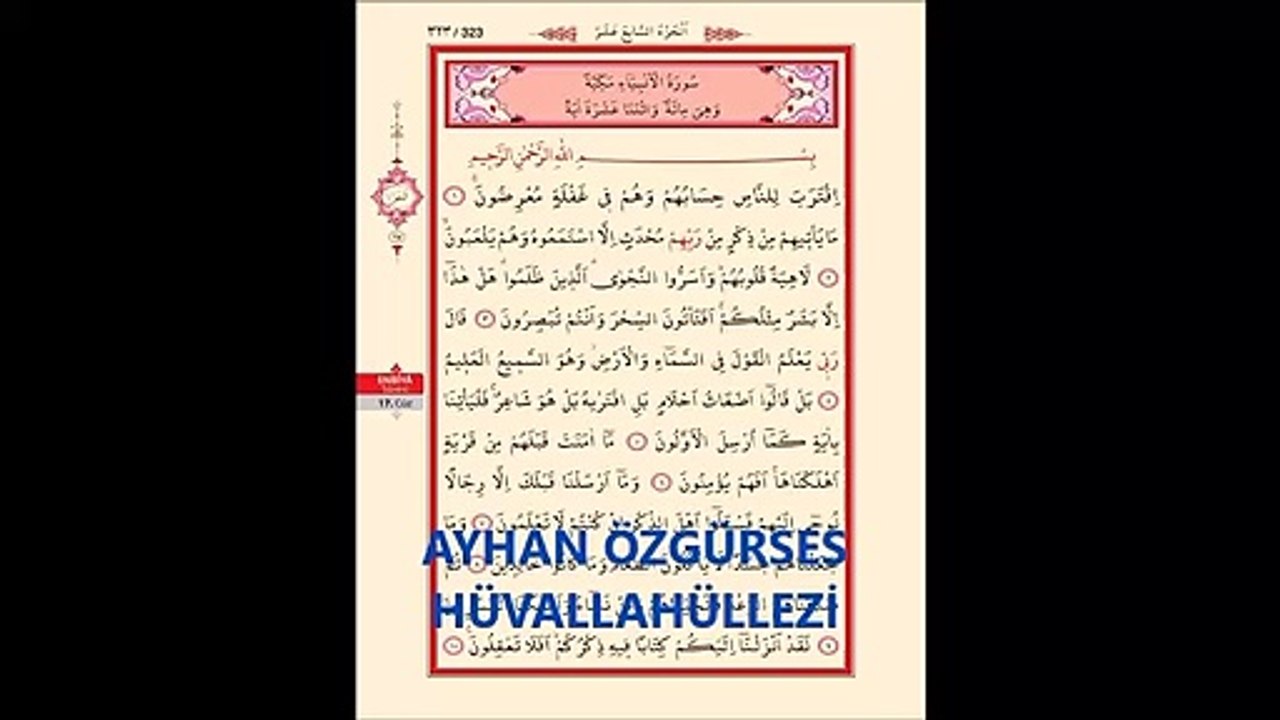 HÜVALLAHÜLLEZİ  KLP