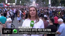 Protesta e dytë për teatrin/ Artistëve dhe aktivistëve i bashkohet edhe opozita