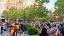 Vecinos de Chamberí (Madrid) protestan contra el Ejecutivo de Sánchez