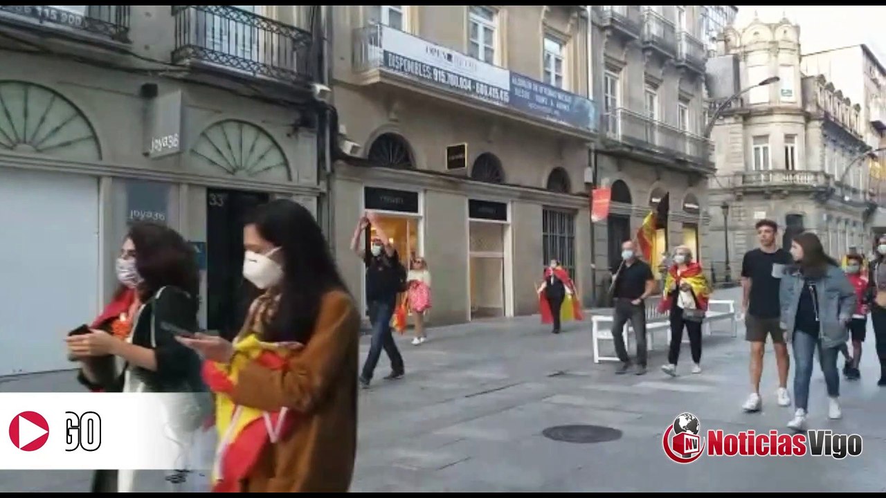 Cacerolada contra Pedro Sánchez en Vigo