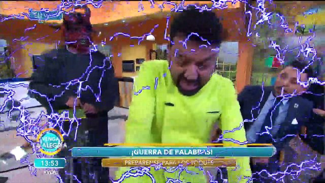 ¡El Verdugo visitó el foro para un electrificante juego de Guerra de Palabras ! | Venga La Alegría